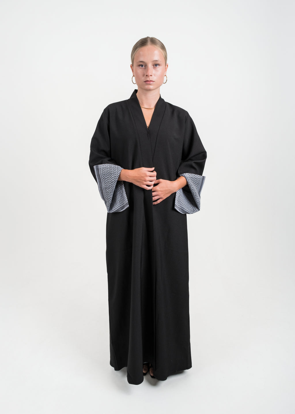 'Jana' Open Palestine reversible Sleeve Abaya