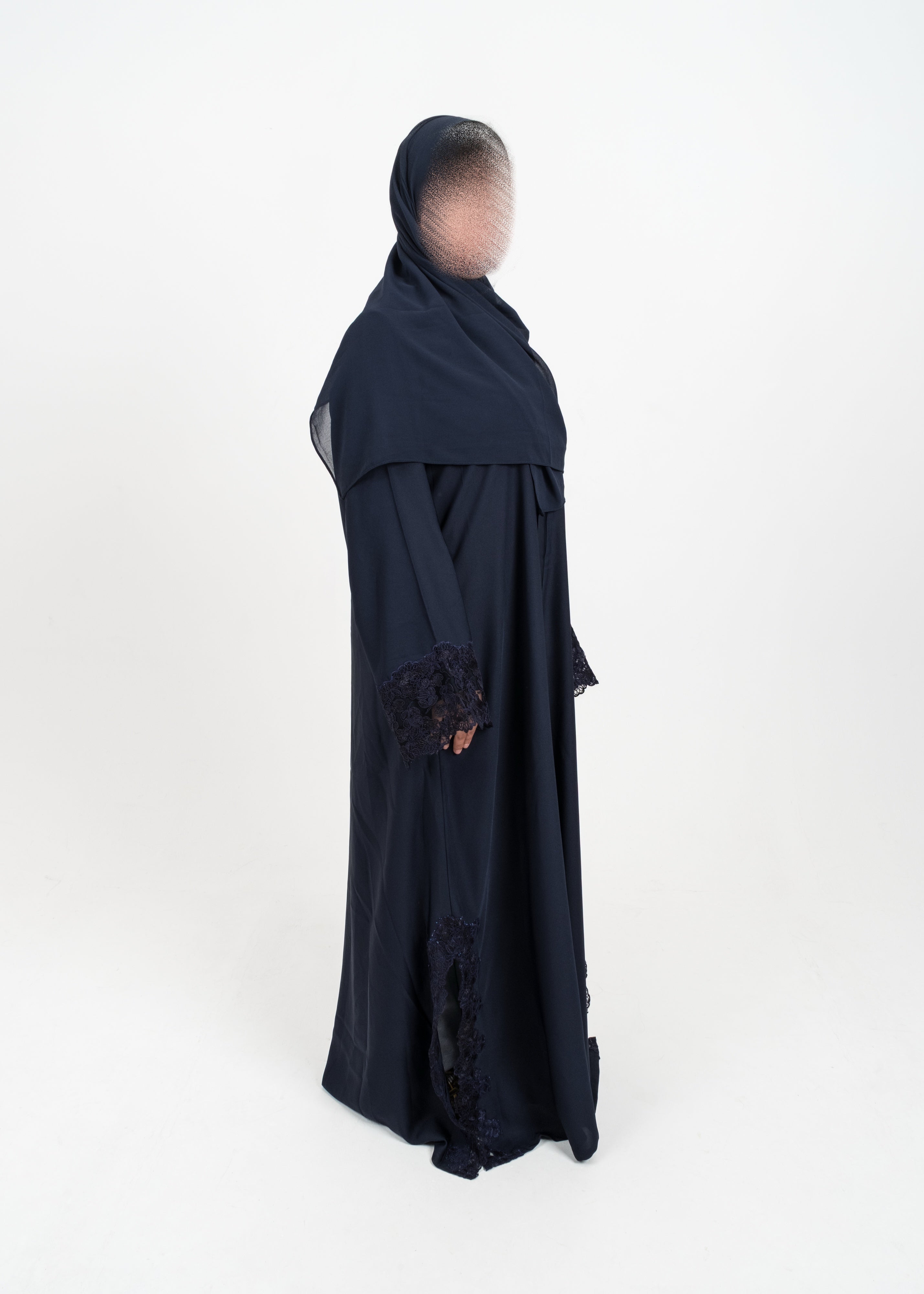 'Isrra' Lace Detailed Abaya
